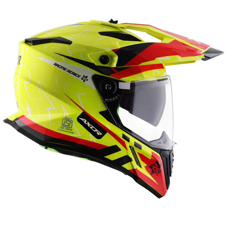 Axor X-Cross Flash Dual Visor Helmet