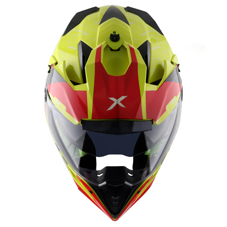 Axor X-Cross Flash Dual Visor Helmet