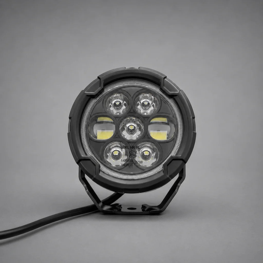 66BHP OUTLANDER 3.5" DUAL PROJECTOR LED AUXILIARY LIGHT WITH DRL | 110W | 12,000 LUMENS | IP68 WATERPROOF