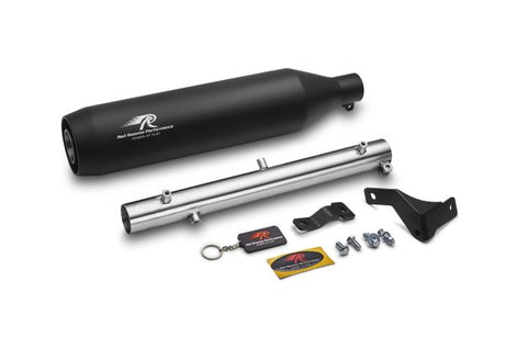 Polestar Pro Exhaust For Meteor 350 and Classic 350 Reborn Black Matte