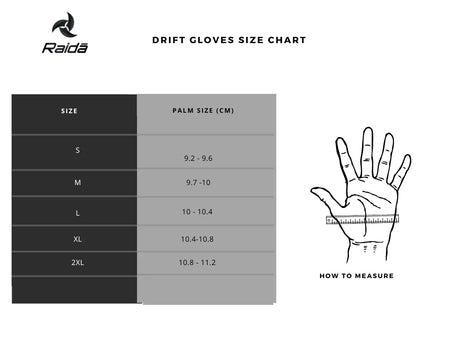 Raida Drift Motorcycle Gloves | Red