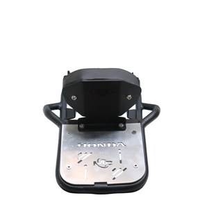 Pipe Carrier with Aluminium Plate and backrest for Honda CB350
