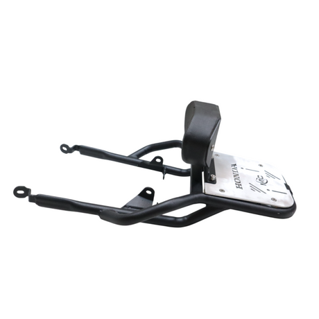 Pipe Carrier with Aluminium Plate and backrest for Honda CB350 2