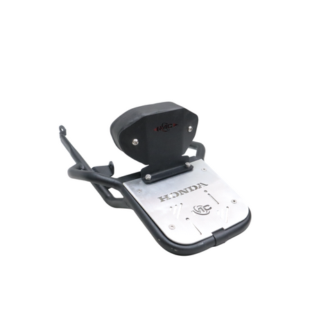 Pipe Carrier with Aluminium Plate and backrest for Honda CB350 4