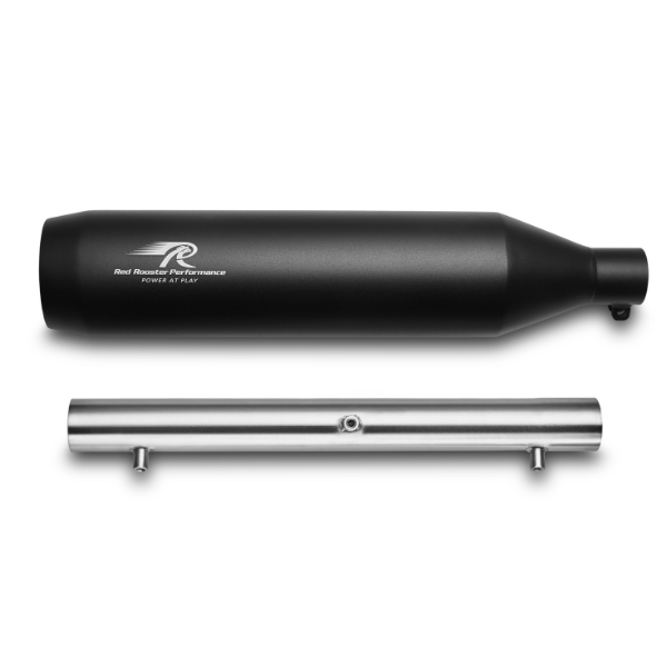 Polestar Pro Exhaust For Meteor 350 and Classic 350 Reborn Black Matte