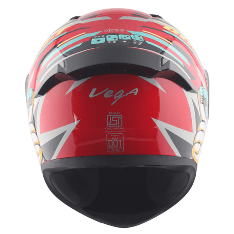 Bolt Dice Helmet - Black Red