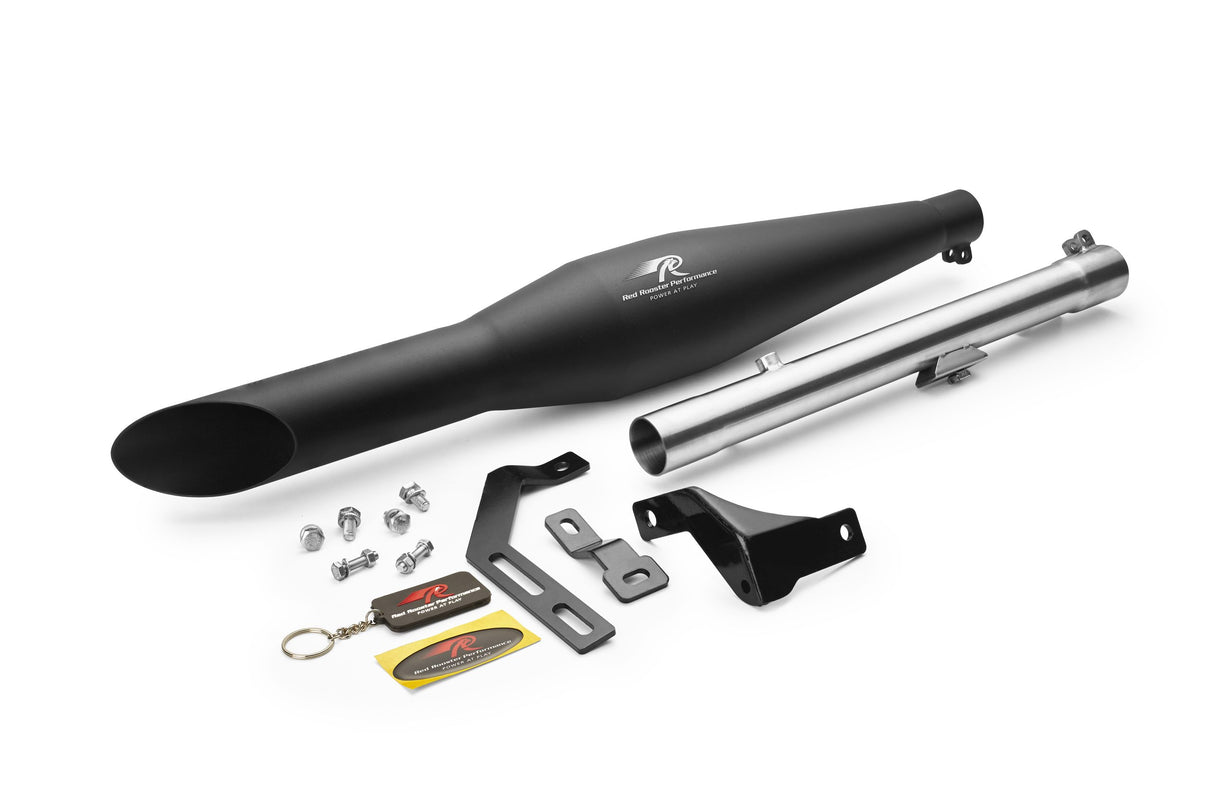 Rumbler Ace Exhaust For Classic Reborn 350/500 (post-2021 model) and Meteor 350 Black Matte