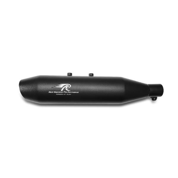 Rumbler Max Exhaust For Hunter 350, Meteor 350, and Classic 350 Reborn Black Matte