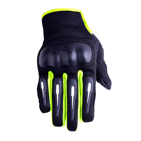 Scala Air Glove - Black Neon