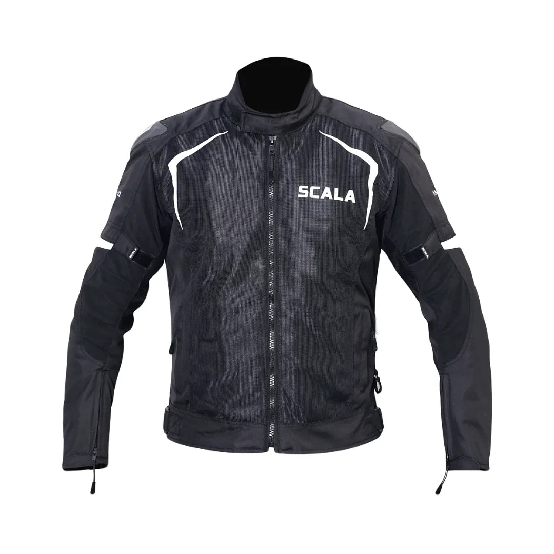 Scala Marvel V2 Riding Jacket - Black and Gray