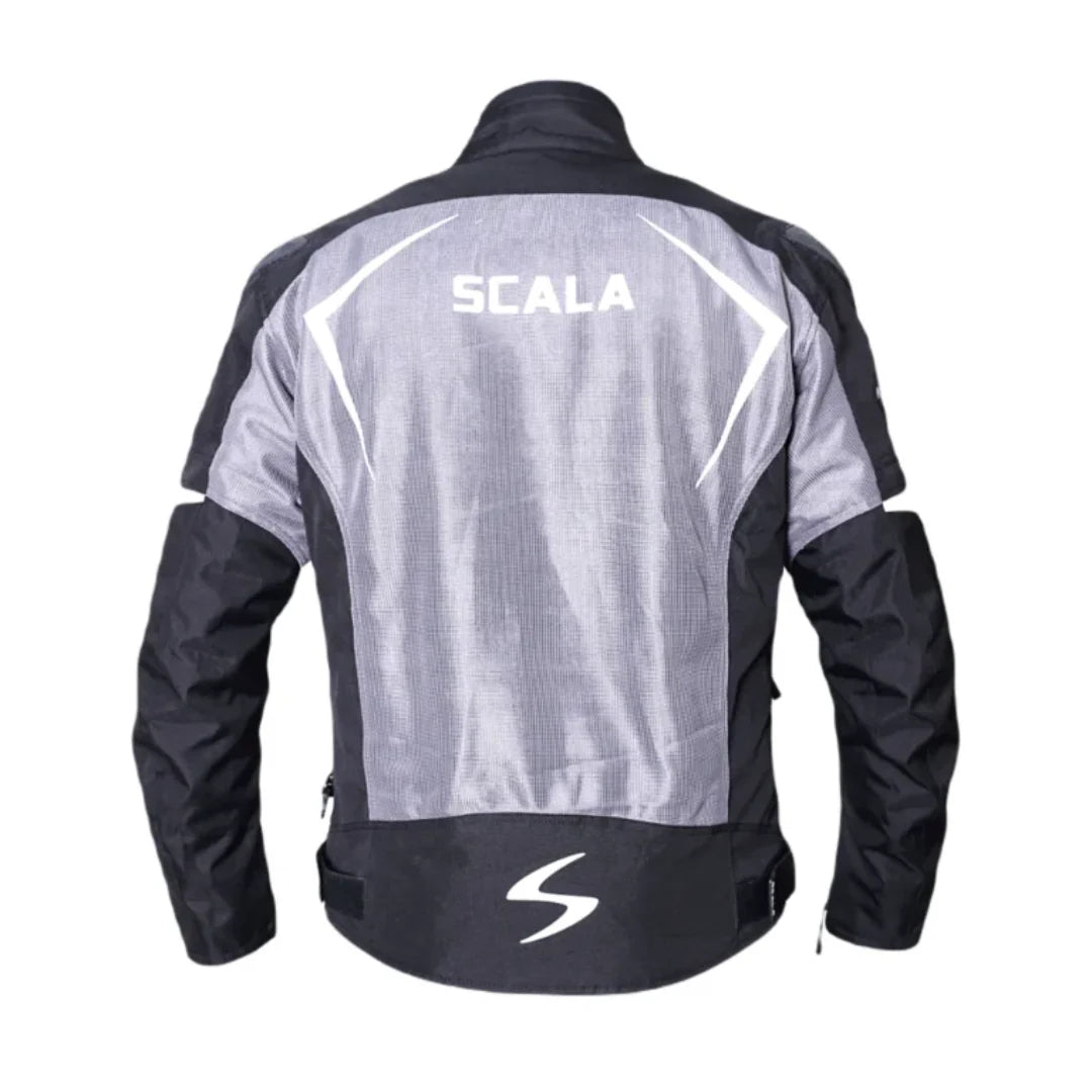 Scala Marvel V2 Riding Jacket - Black and Gray