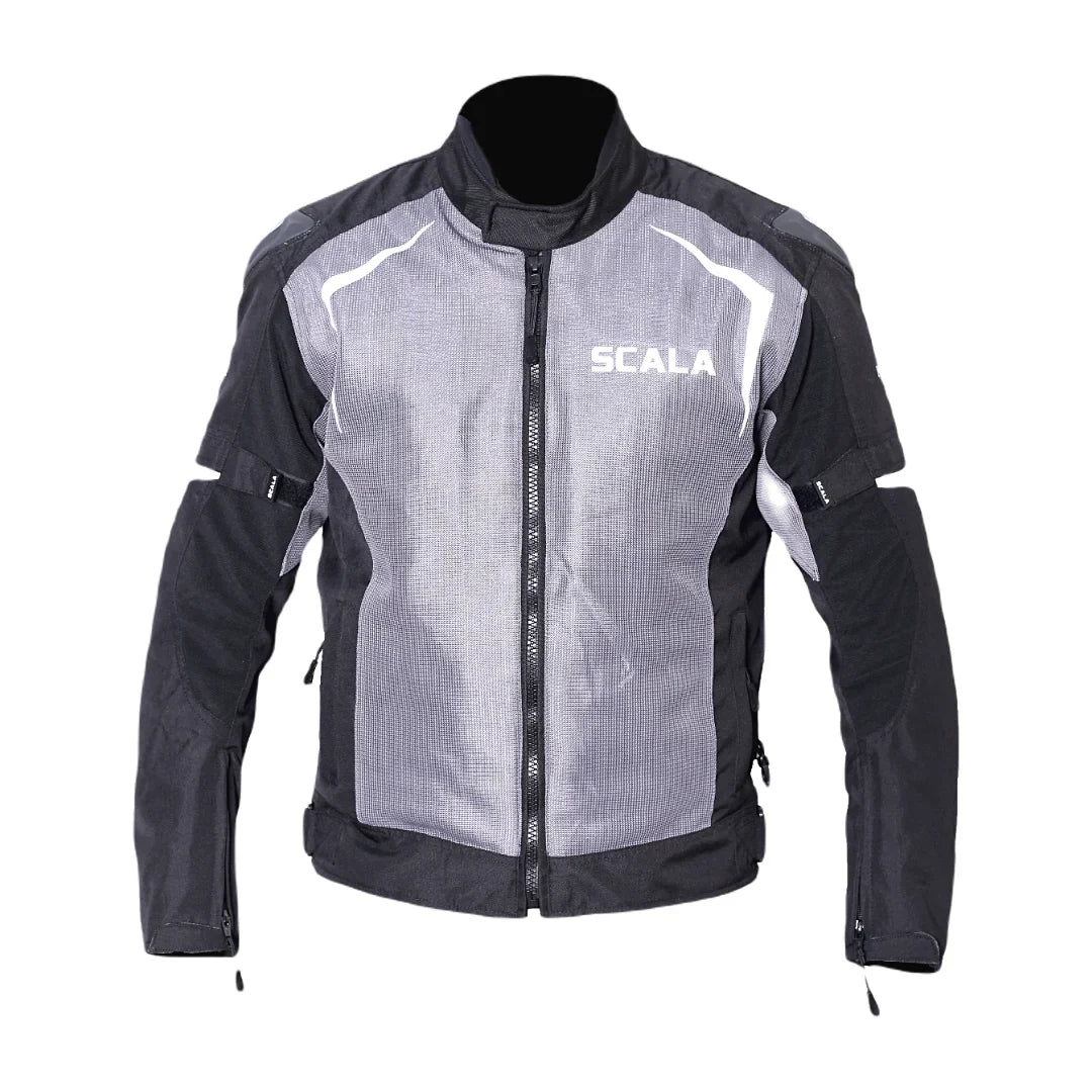 Scala Marvel V2 Riding Jacket - Black and Gray