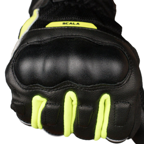 Scala Viper Glove - Black Neon