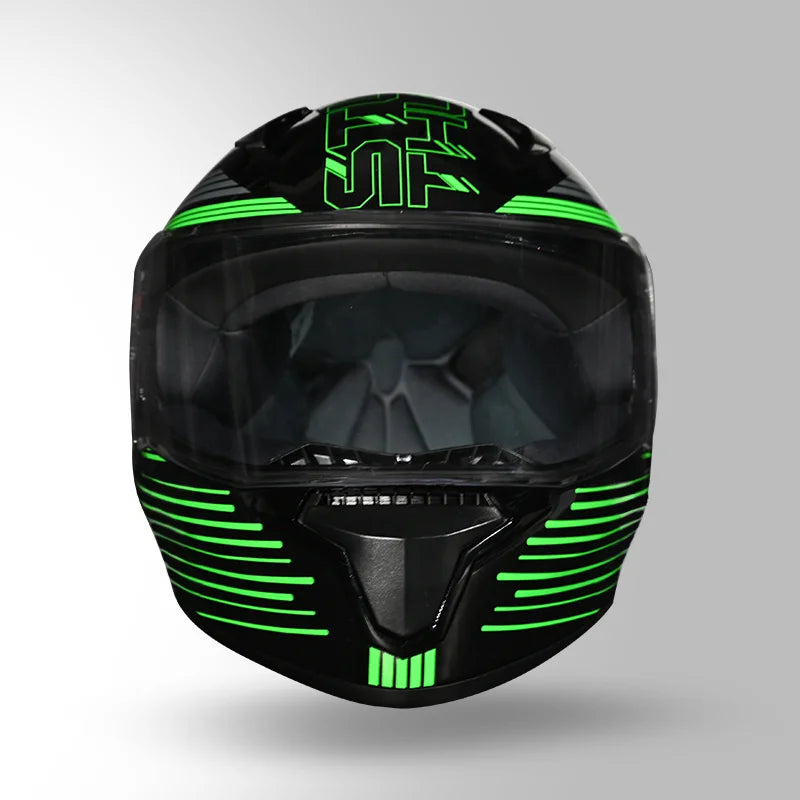 THUNDER D11 DECOR BLACK & GREEN WITH SPOILER