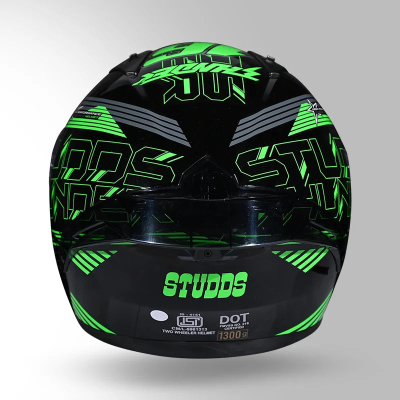 THUNDER D11 DECOR BLACK & GREEN WITH SPOILER