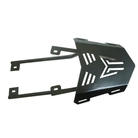 Type 2 Carrier with Plate for Yamaha MT-15