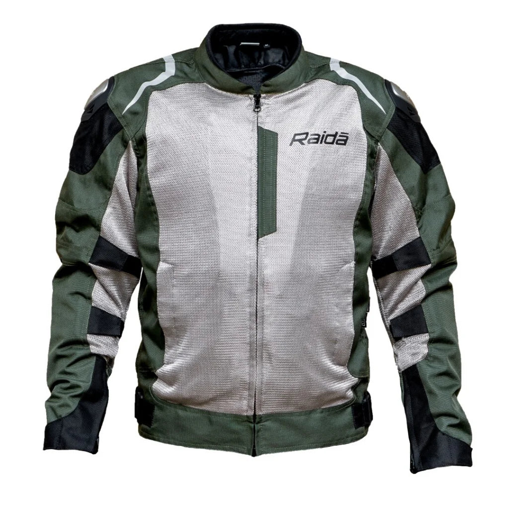 Raida Kavac Motorcycle Jacket  GreyBlack