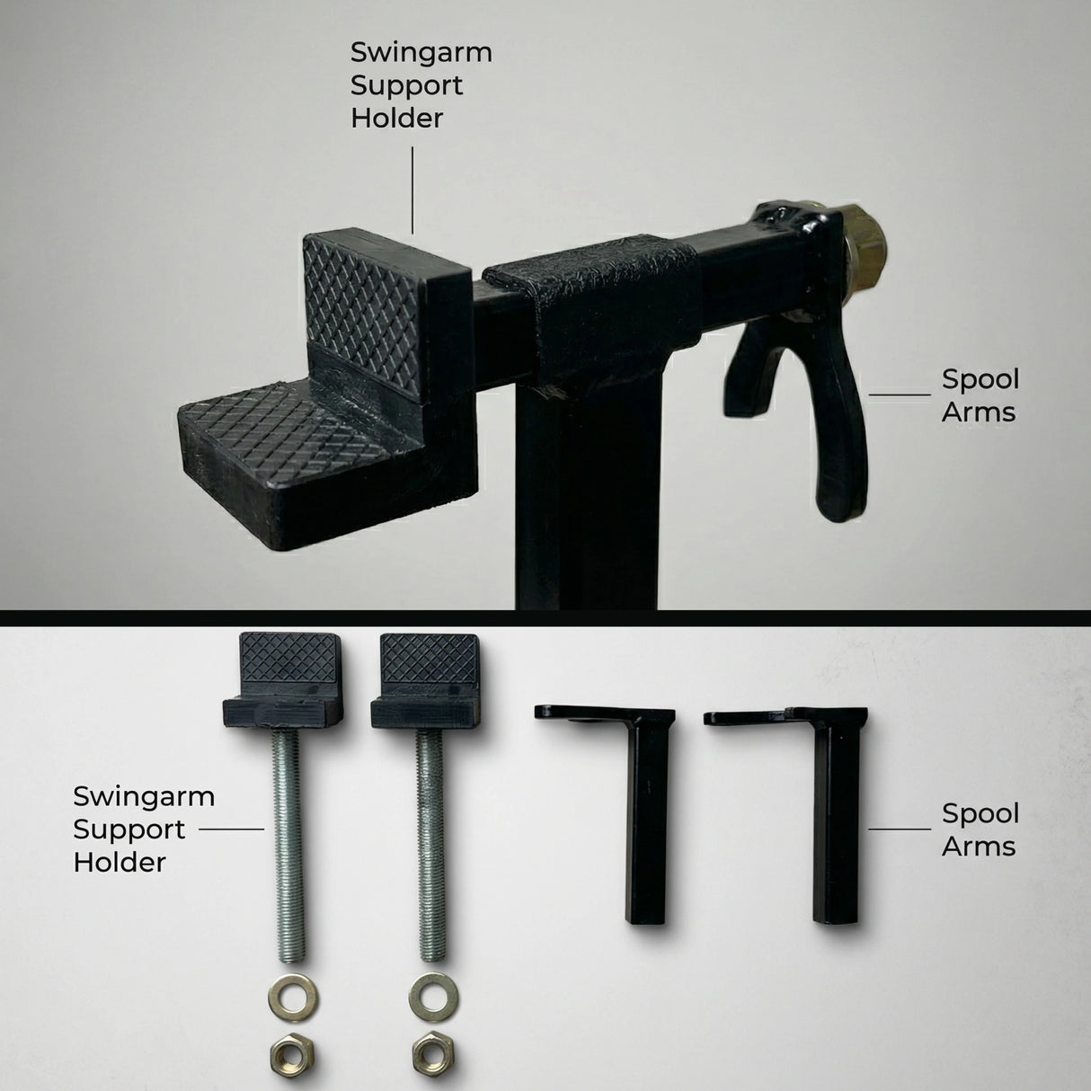66Bhp Universal Paddock Stand – Spool Type + Swing Arm (2-in-1)