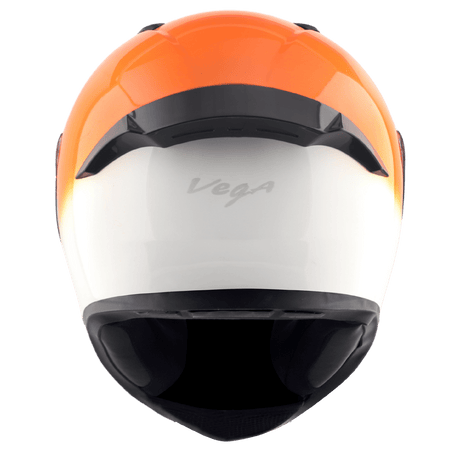 Bolt Dual Color Helmet - White Orange