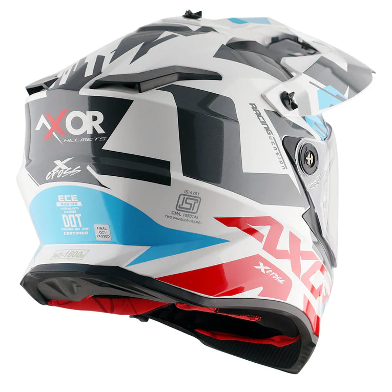 Axor X-cross X1 Dual Visor HelmetAxor X-cross X1 Dual Visor Helmet