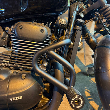 CRASH GUARD WITH DUAL SLIDERS FOR YEZDI ROADSTER 2025/26