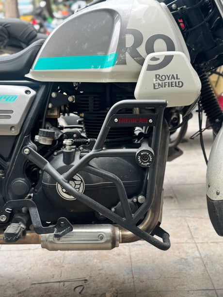 TYPE 2 DUAL SLIDER CRASH GUARD WITH PLATE FOR HIMALAYAN 440