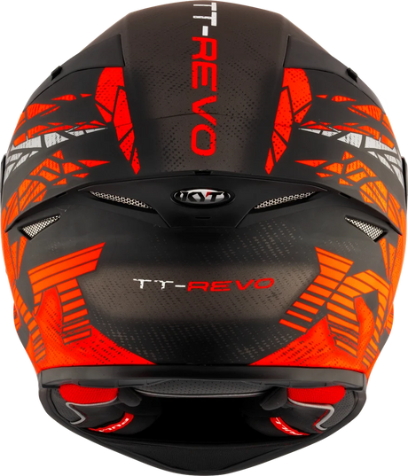 KYT TT-REVO COMBUSTION RED GLOSSY