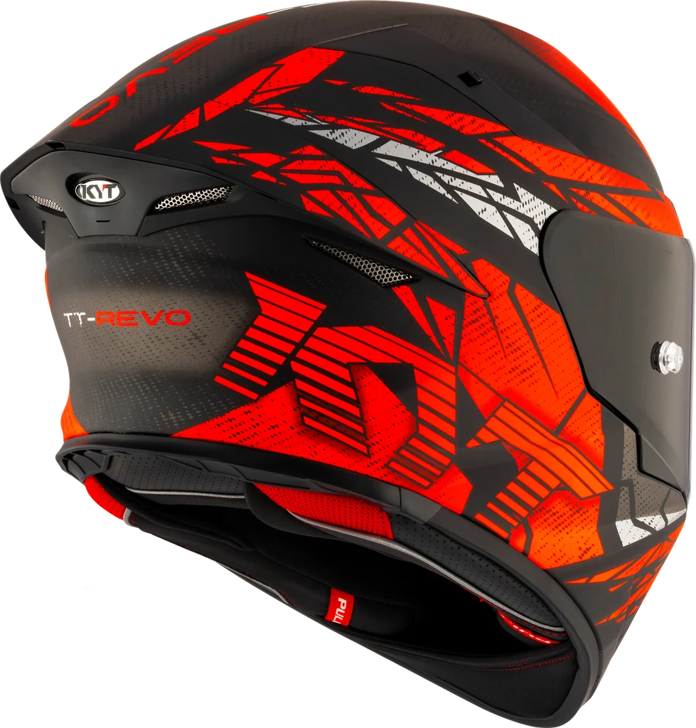 KYT TT-REVO COMBUSTION RED GLOSSY