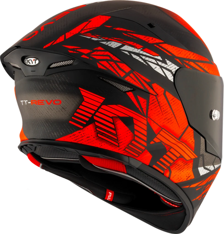 KYT TT-REVO COMBUSTION RED GLOSSY