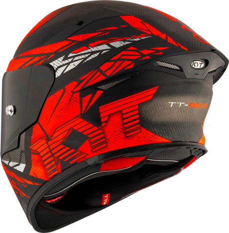 KYT TT-REVO COMBUSTION RED GLOSSY