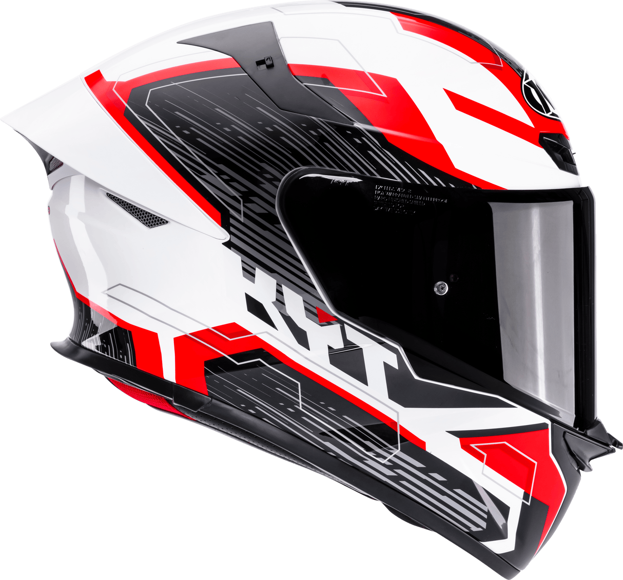 KYT TT-Revo Speeding White Red