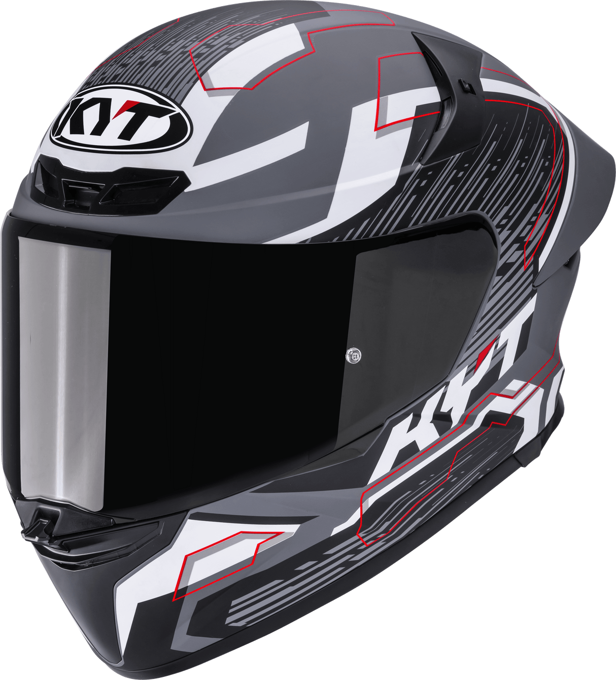 KYT TT-Revo Speeding Matt Grey