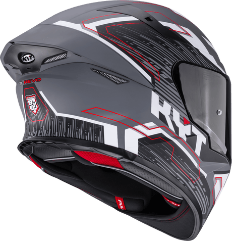 KYT TT-Revo Speeding Matt Grey