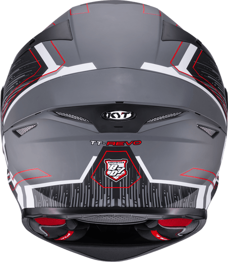 KYT TT-Revo Speeding Matt Grey