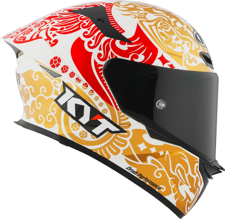 KYT TT-Revo Enea Bastianini Indonesia Replica 2023 Gloss Pearl White