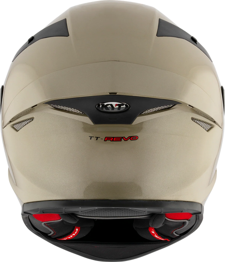 KYT TT-Revo Plain Sand Pearl Khakis Gloss