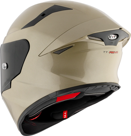 KYT TT-Revo Plain Sand Pearl Khakis Gloss