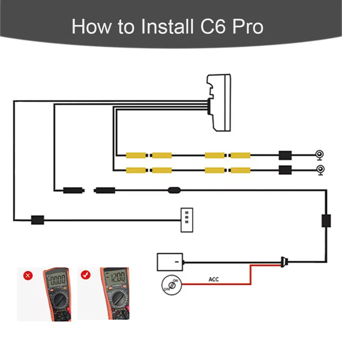 C6 Pro All-in-One Motorcycle Dash Cam with GPS & Anti-Theft