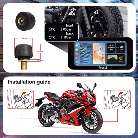 C6 Pro All-in-One Motorcycle Dash Cam with GPS & Anti-Theft