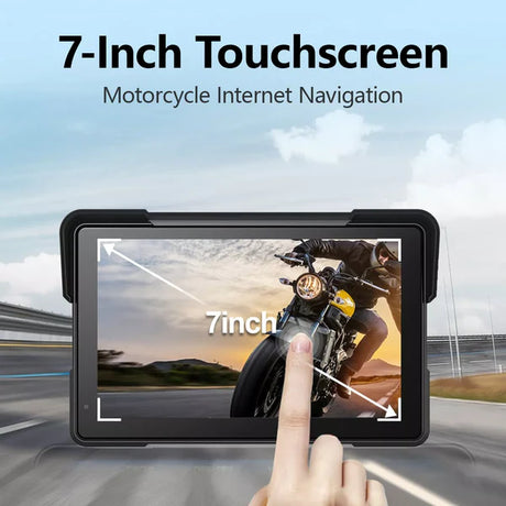 C7 7-inch HD Screen for Motorcycle CarPlay & Android Auto