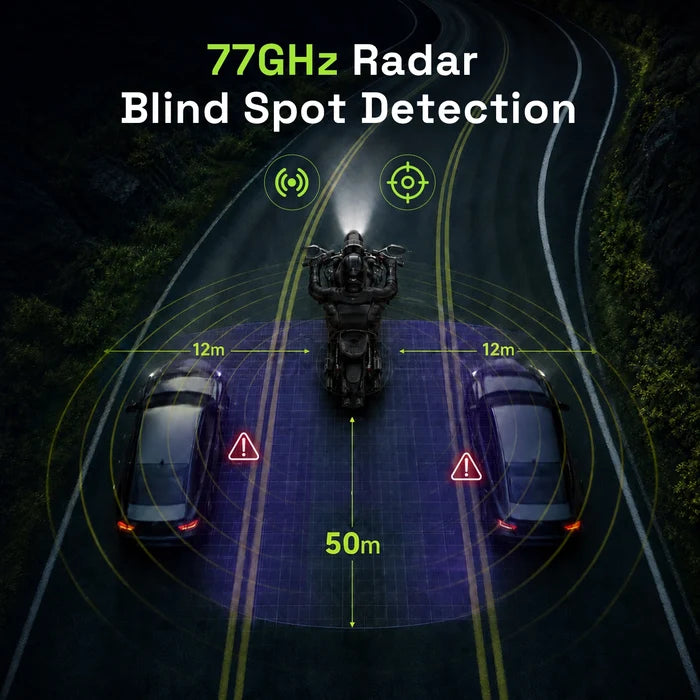 AOOCCI D6A 6.1" Ultra-Wide Smart Display with 77GHz Radar BSD & TPMS | 2K Dual Dash Cam
