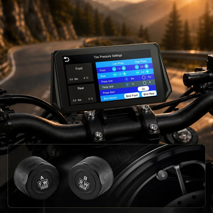 AOOCCI D6A 6.1" Ultra-Wide Smart Display with 77GHz Radar BSD & TPMS | 2K Dual Dash Cam