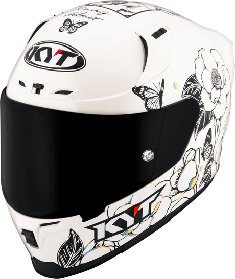 KYT STRIKER SV Tea Flower Gloss White