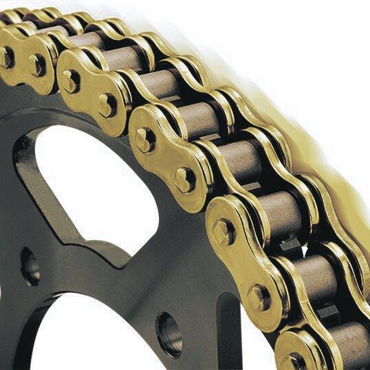 Royal Enfield Bullet Classic 500cc Rolon Brass Chain & Sprocket Kit (Drum)