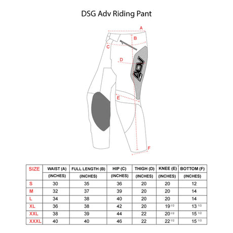 DSG ADV Riding Pant Black