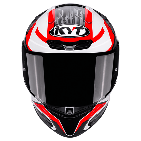 KYT TT-Revo Speeding White Red