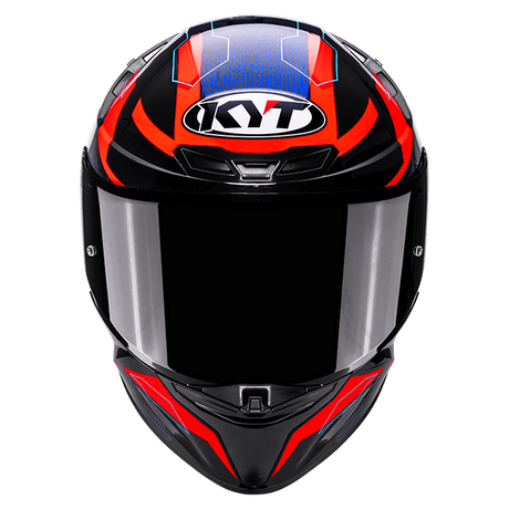 KYT TT-Revo Speeding Black Red Blue