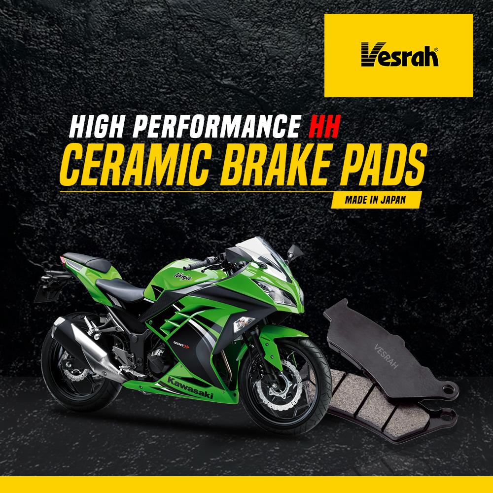 Vesrah ABS 2013-2016 Rear brake pad for Kawasaki Z800 (Ceramic)