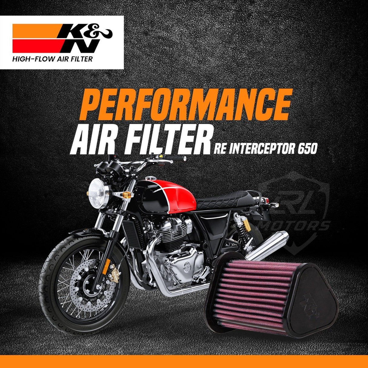 Royal Enfield Interceptor 650/Continental GT 650 Red Rooster Performance pack (BS4 & BS6)