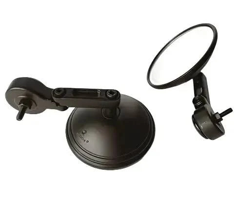 Autobird Round Bar End Mirrors